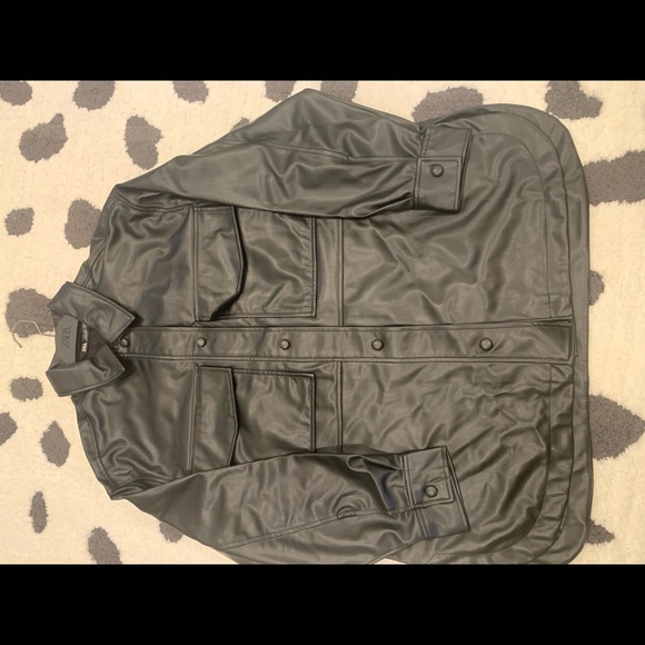 Zara womens overshirt faux leather sizes M, XL only - Picture 2 of 5